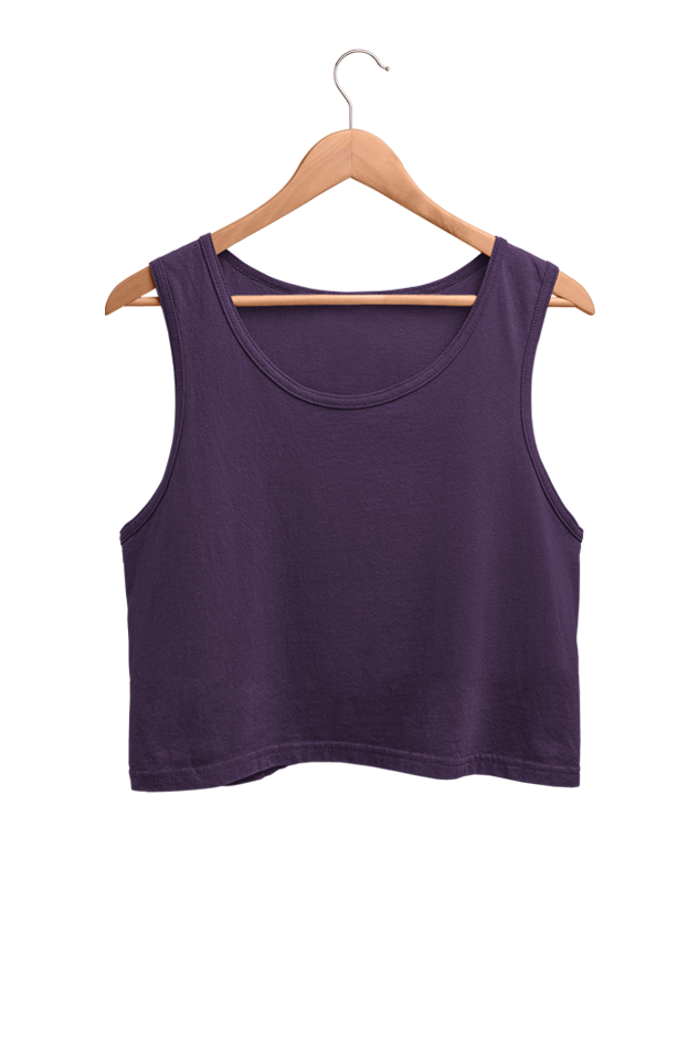 Women's & Girls' Solid Ribbed Square Neck Crop Tank Tops | Tops for Women