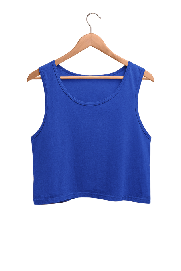 Women's & Girls' Solid Ribbed Square Neck Crop Tank Tops | Tops for Women