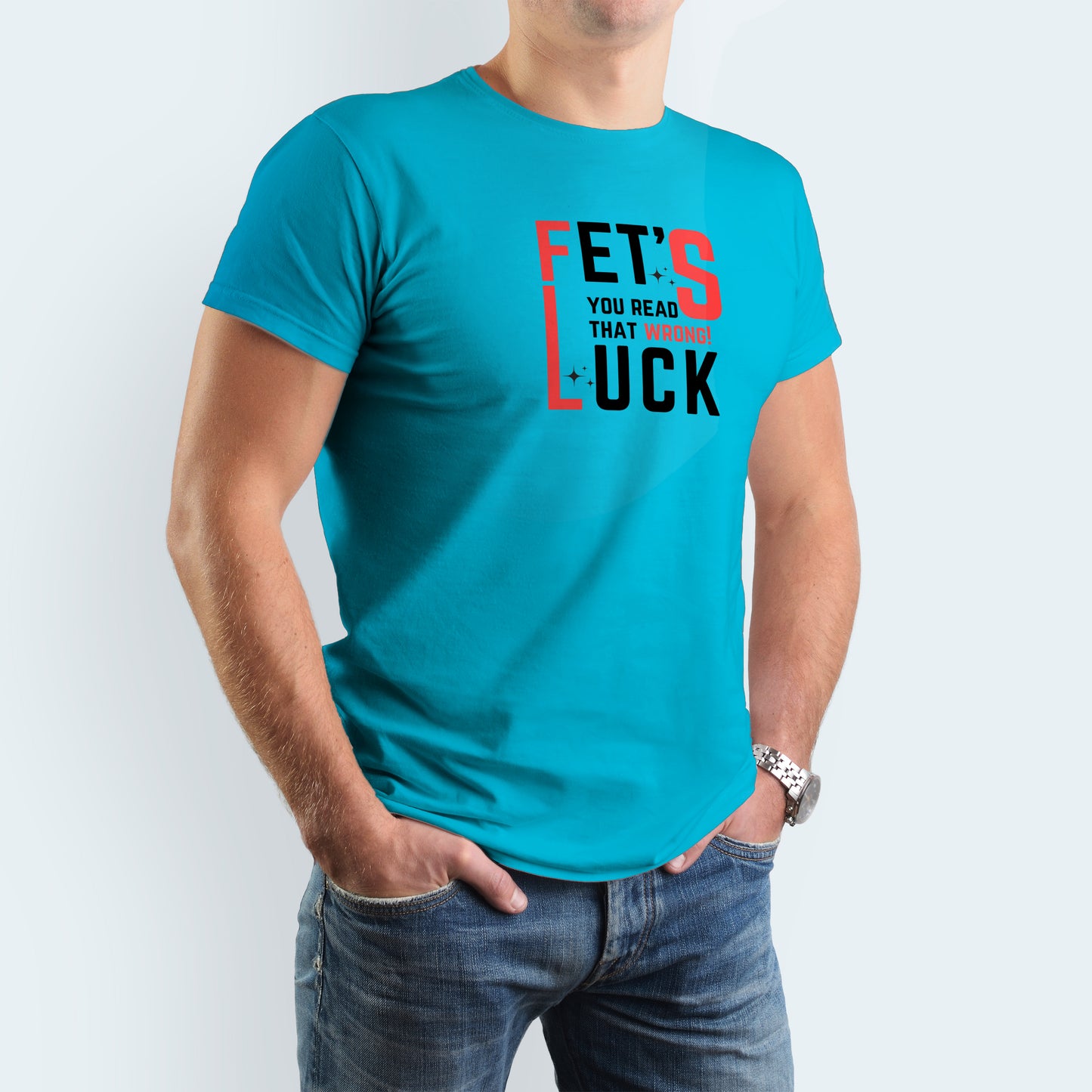 Fet's Luck | Men's T-shirt-Copper