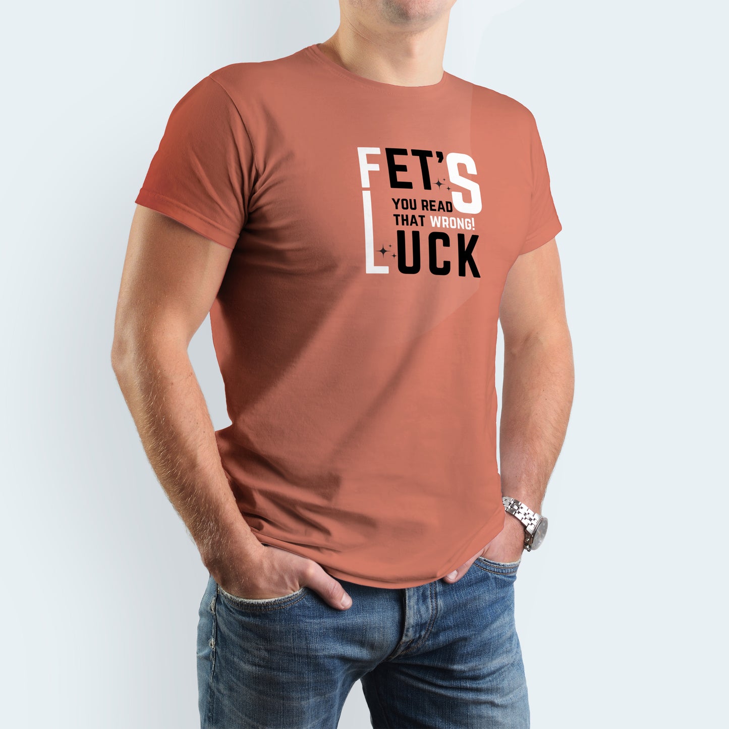 Fet's Luck | Men's T-shirt-Yellow