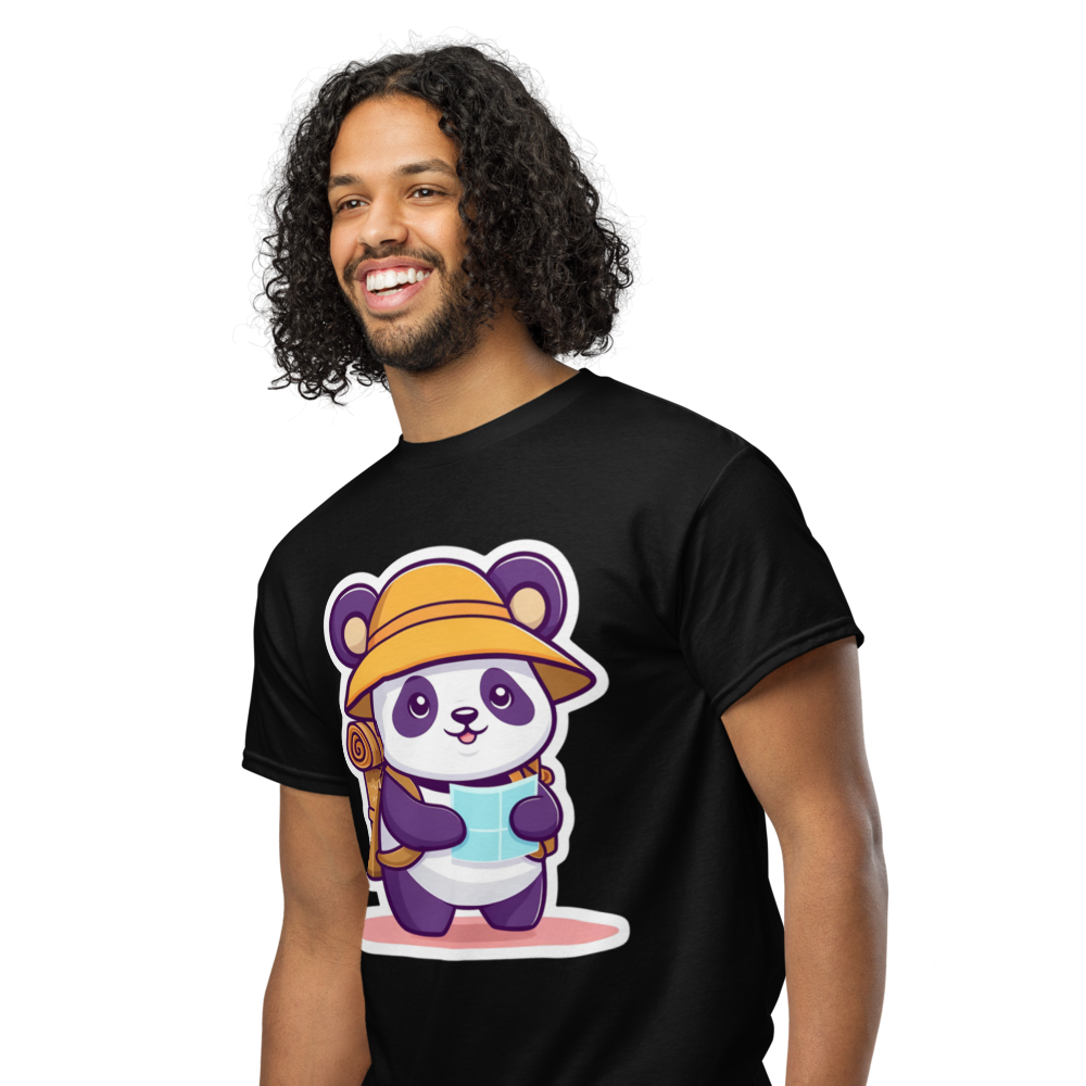 Explorer Panda | Travel Adventure Graphic Tee |  Unisex T-shirt