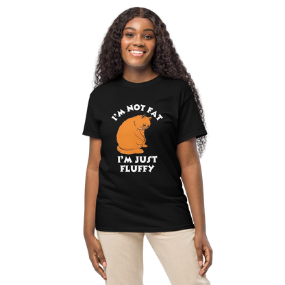 I’m Not Fat, I’m Just Fluffy | Fun Graphic Tee |  Women's Round Neck T-Shirt