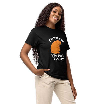 I’m Not Fat, I’m Just Fluffy | Fun Graphic Tee |  Women's Round Neck T-Shirt