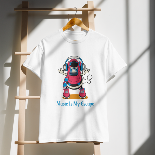 Music Is My Escape Graphic Tee |  Unisex T-shirt