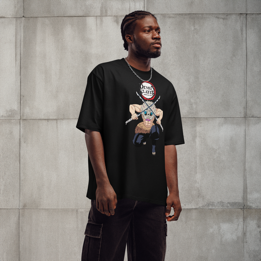 New Trendy Anime Demon Slayer T-shirt | Funkariya's Oversized Tees