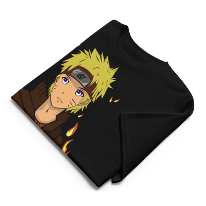 Flaming Resolve: Naruto Graphic Tee | Funkariya's Tees